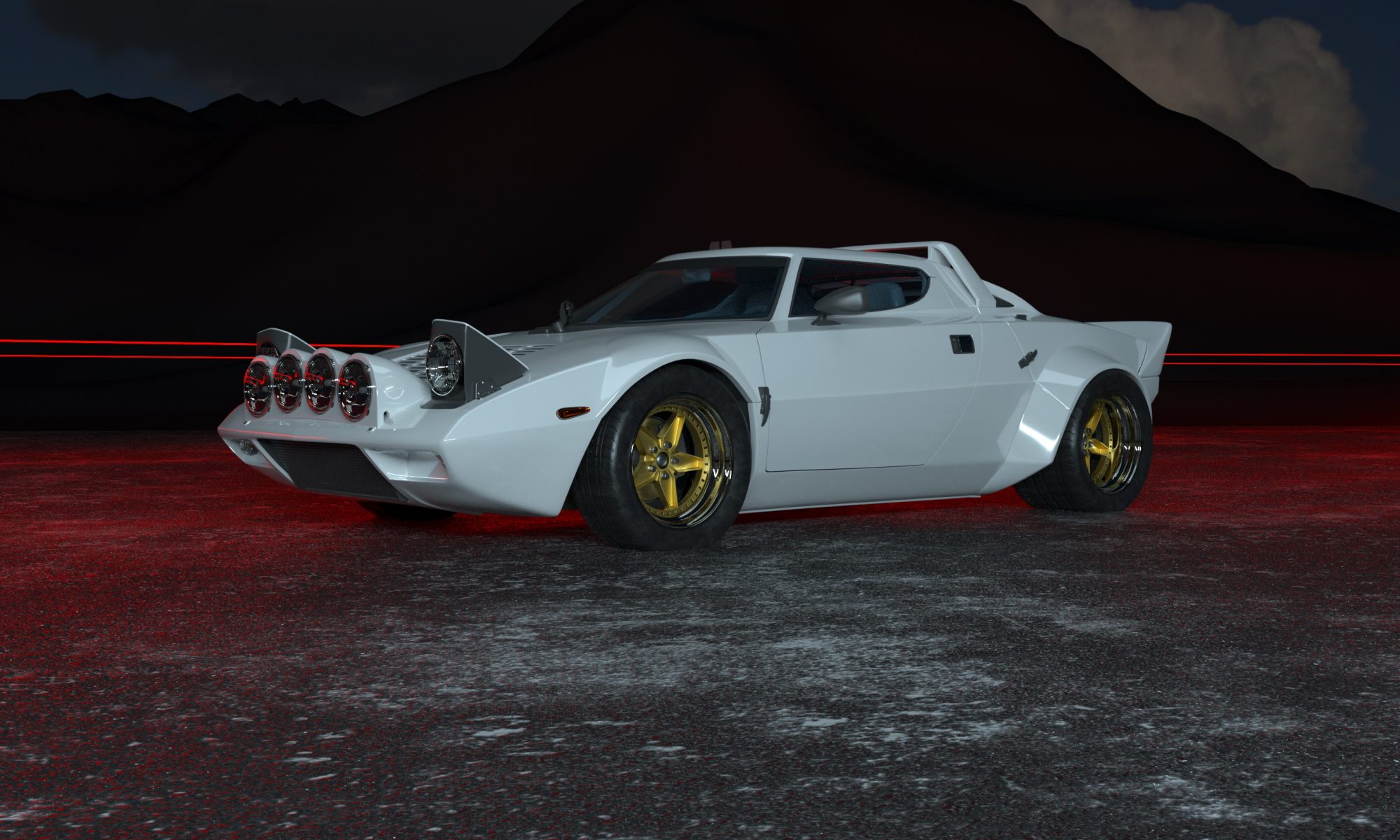 cgi lancia stratos image by matt goatley